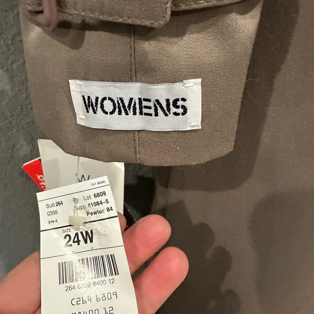 VTG Worthington Trench Coat With Detachable Thermolite Liner Sz 24W NWT - Picture 7 of 9